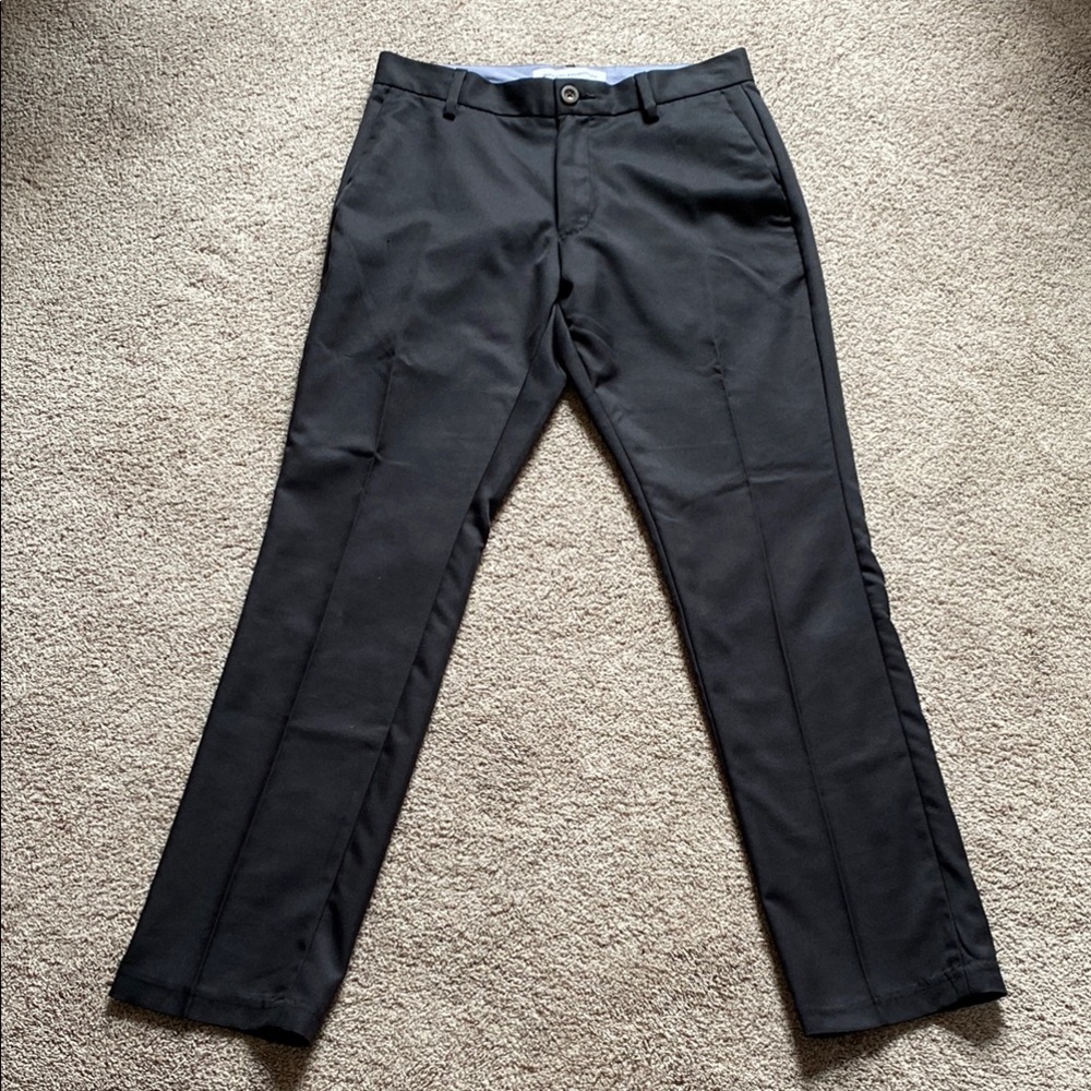 Men's Slim Fit Black Dress Pants size 29W 30L